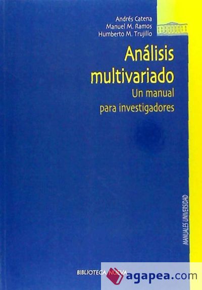 Análisis multivariado. Un manual para investigadores