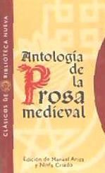 Portada de Antología de la prosa medieval