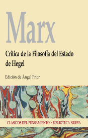 Portada de Crítica de la Filosofía del Estado de Hegel