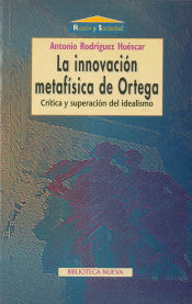 Portada de La innovación metafísica de Ortega