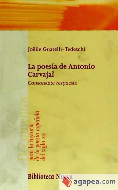 La poesía de Antonio Carvajal