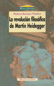 Portada de La revolución filosófica de Martin Heidegger