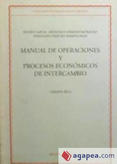 Manual de operaciones y procesos económicos