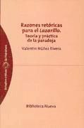 Portada de Razones retóricas para el Lazarillo