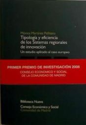 Portada de Tipología y eficiencia de los Sistemas regionales de innovación