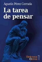 Portada de La tarea de pensar (Ebook)