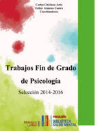 Portada de Trabajos Fin de Grado de Psicología. Selección 2014-2016 (Ebook)