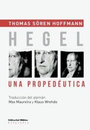 Portada de Hegel. Una propedeútica