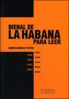 Bienal de La Habana para leer