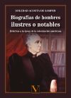 Biografías de hombres ilustres o notables