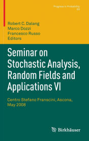 Portada de Seminar on Stochastic Analysis, Random Fields and Applications VI