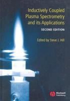 Portada de Inductively Coupled Plasma Spectrometry