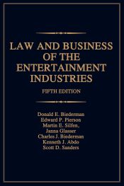 Portada de Law and Business of the Entertainment Industries