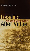 Portada de Reading Alasdair Macintyre's After Virtue