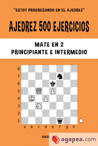 Ajedrez 500 Ejercicios Mate En 2 Nivel Principiante E Intermedio Chess Akt 9781006888915 9656