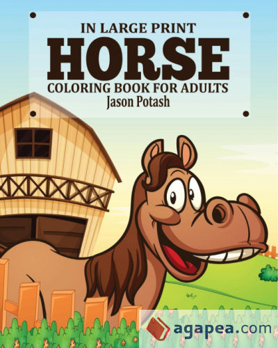 Horse Coloring Book for Adults ( In Large Print)