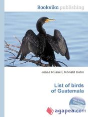 Portada de List of birds of Guatemala