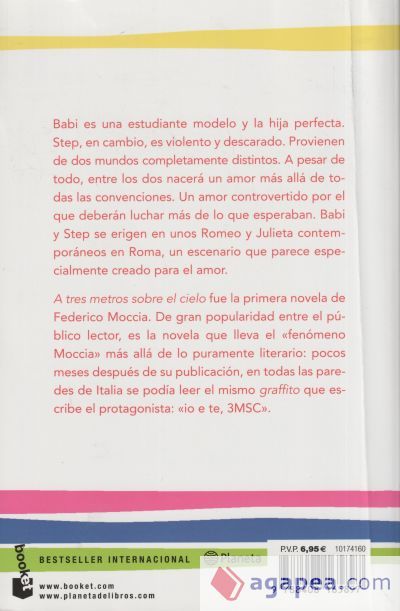A tres metros sobre el cielo