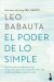 Portada de El poder de lo simple, de Leo Babauta