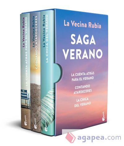 Estuche La Vecina Rubia. Saga Verano