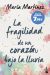 Portada de La fragilidad de un corazón bajo la lluvia, de María Martínez