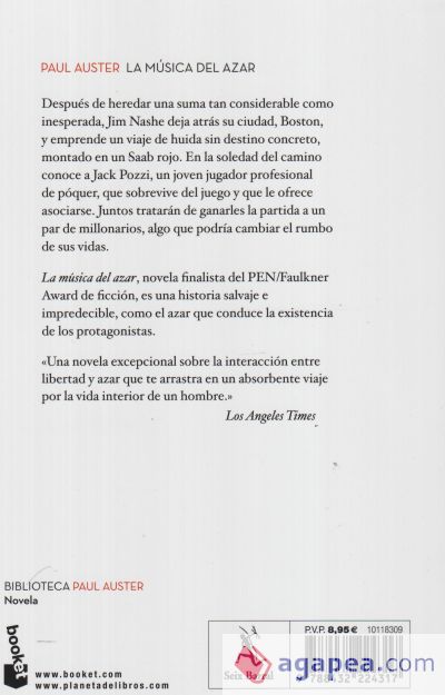 La m&uacute;sica del azar