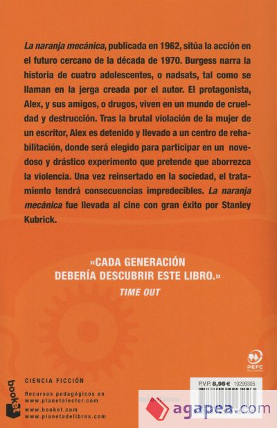 La naranja mecánica La naranja mecánica