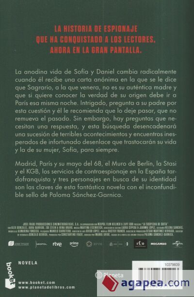 La sospecha de Sof&iacute;a. Ed. Pel&iacute;cula