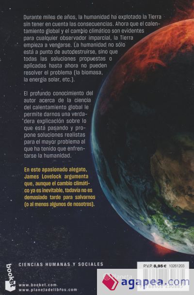 La venganza de la Tierra: La teoría de Gaia y el futuro de la humanidad