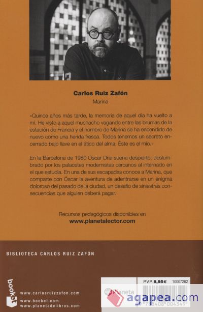 Biblioteca Carlos Ruiz Zafon: Marina (Paperback) 