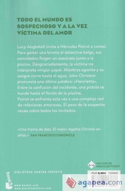 SANGRE EN LA PISCINA AGATHA CHRISTIE 9788408213888