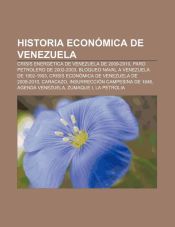 Portada de Historia económica de Venezuela