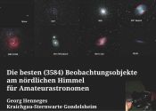 Portada de Die besten (3584) Beobachtungsobjekte für Amateurastronomen am nördlichen Himmel: Das Kompendium von Doppelstern, Helligkeitsveränderlichen und Deep Sky Objekten