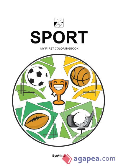 EyeVisto: Sport Malbuch: MY F1RST COLORINGBOOK