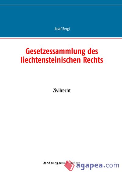 Gesetzessammlung des liechtensteinischen Rechts: Zivilrecht