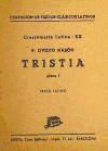 Portada de Tristium, Liber I