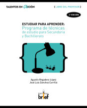 Portada de Estudiar para aprender. Programa de técnicas de estudio para Secundaria y Bachillerato. Libro del profesor