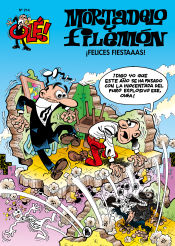 Portada de ¡Felices fiestaaas! (Olé! Mortadelo 214)