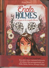 Portada de Enola Holmes y el enigma de las amapolas blancas (Enola Holmes. La novela gráfica 3)