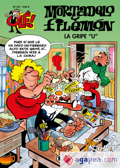 La gripe "U" (Olé! Mortadelo 187)