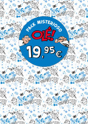 Portada de Pack misterioso Olé! azul (Olé! Mortadelo)