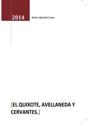 Portada de EL Quixote, Avellaneda y Cervantes (Ebook)