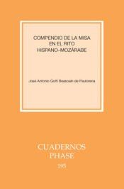 Portada de Compendio de la misa en el rito Hispano-mozárabe