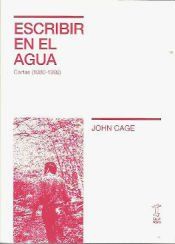 Portada de ESCRIBIR EN EL AGUA