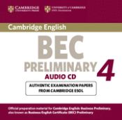 Portada de Cambridge BEC 4 Preliminary Audio CD