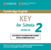 Portada de Cambridge English Key for Schools 2 Audio CD