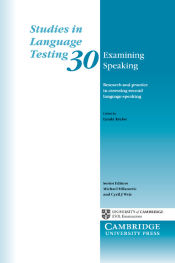 Portada de Examining Speaking: Research and Practice in Assessing Second Language Speaking