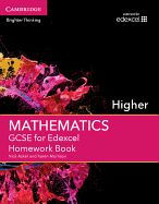 Portada de Gcse Mathematics for Edexcel Higher Homework Book