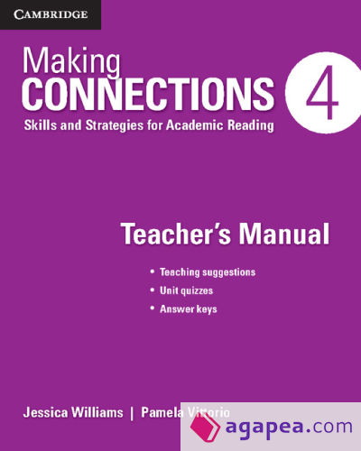 Making Connections Level 4 Teacher's Manual: Skills and Strategies for Academic Reading