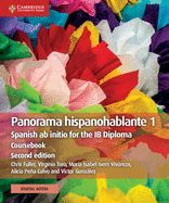 Portada de Panorama Hispanohablante 1 Coursebook with Cambridge Elevate Edition: Spanish AB Initio for the Ib Diploma